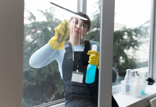 Nettoyage de vitres intérieures et extérieures à Chaumard